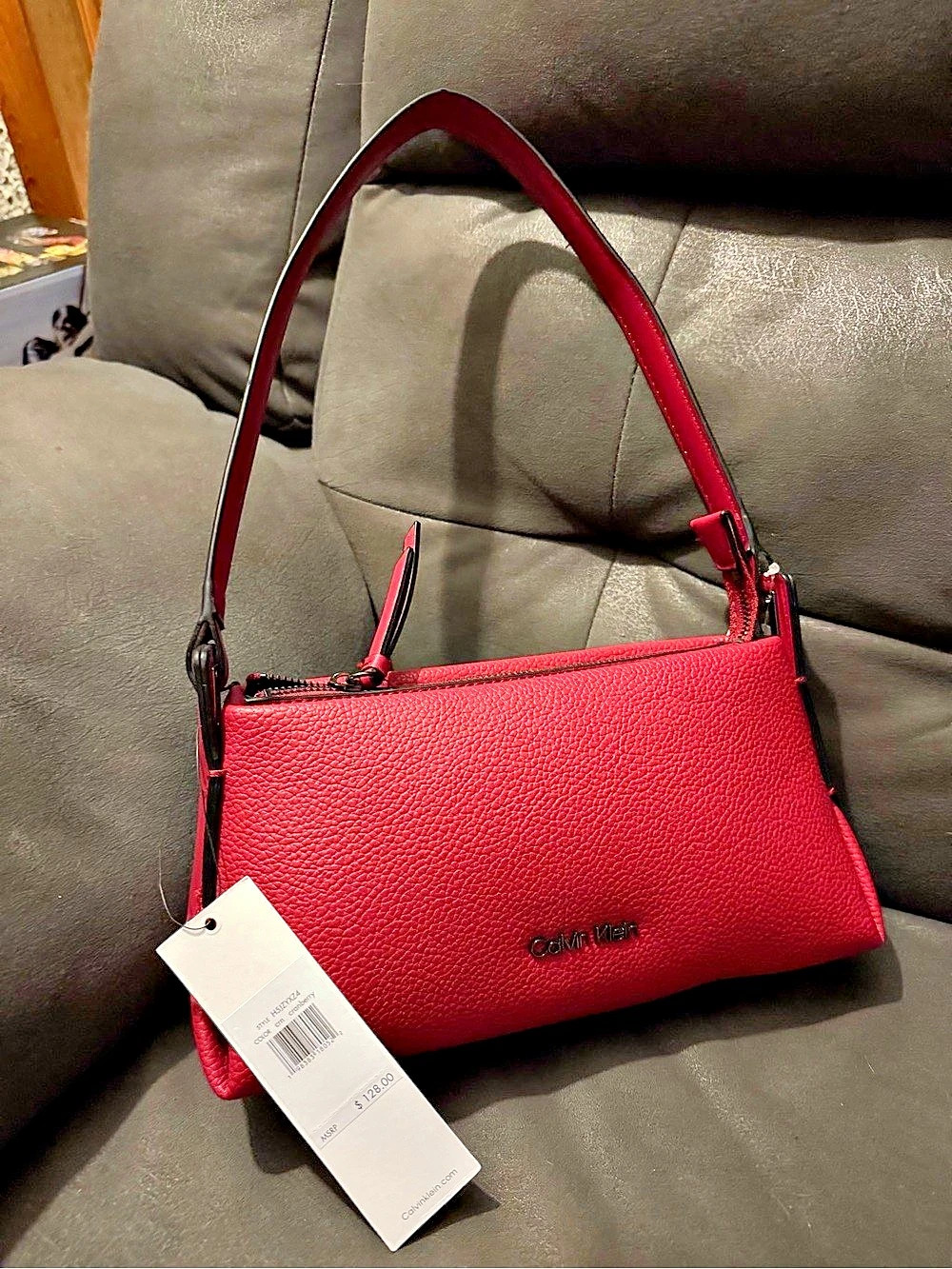 Calvin Klein Shoulder Bag in Red NWT